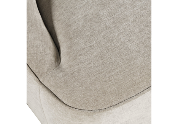 Lulu Taupe Swivel Accent Chair - Image 9