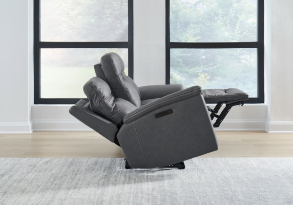 Cooper Blue Gray Power Reclining Sofa - Image 7