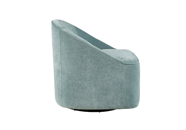 Lulu Teal Swivel Accent Chair - Image 6