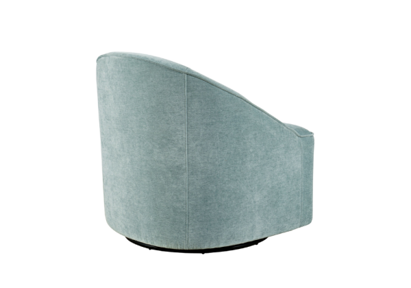 Lulu Teal Swivel Accent Chair - Image 7
