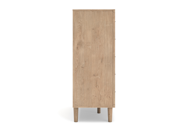 Cielden Tan Five Drawer Wide Chest - Image 5