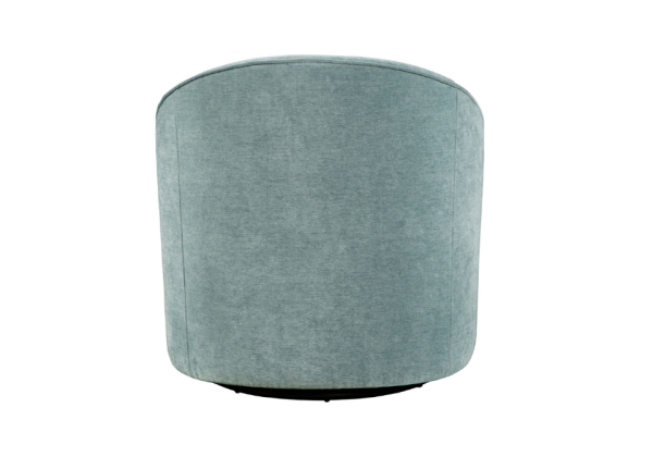 Lulu Teal Swivel Accent Chair - Image 8