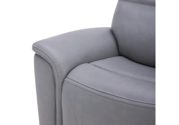 Cooper Blue Gray Power Reclining Sofa Set - Image 5