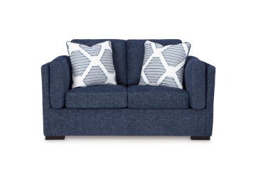 Alternative view of Evansley Navy Loveseat