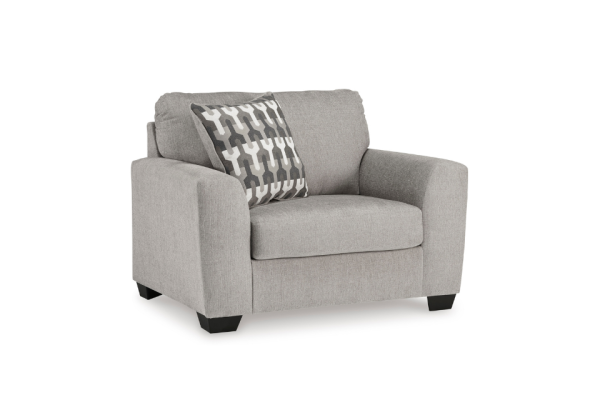 Avenal Park Flannel Chair and a Half - Image 3