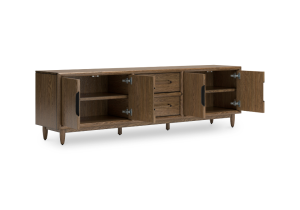 Roanhowe Brown Extra Large TV Stand - Image 6