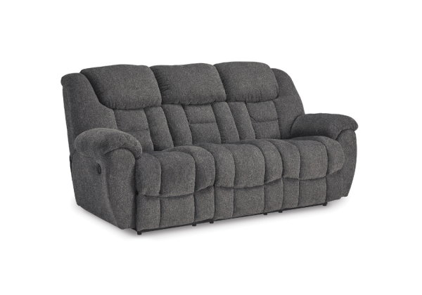 Foreside Charcoal Reclining Sofa - Image 3