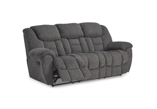 Foreside Charcoal Reclining Sofa - Image 4