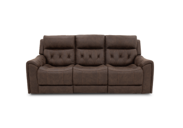 Anniston Walnut Power Reclining Sofa