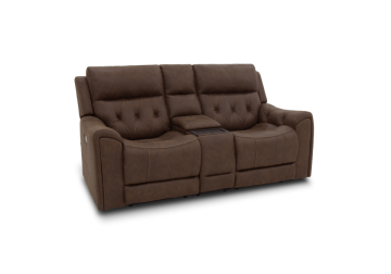 Alternative view of Anniston Walnut Power Reclining Loveseat