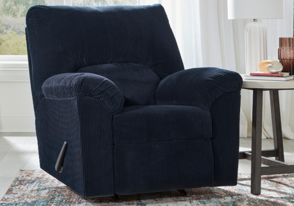 SimpleJoy Navy Recliner - Image 2