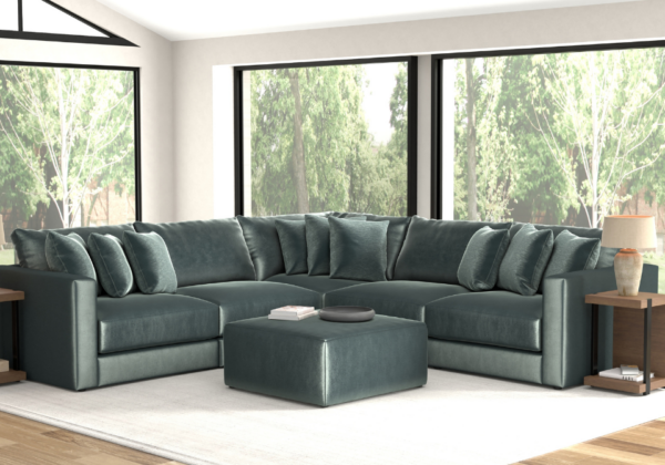 Remington Pine Ottoman - Image 3