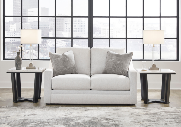 Maitelynn Chalk Loveseat - Image 2