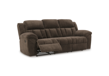 Alternative view of Frohn Chocolate Reclining Sofa