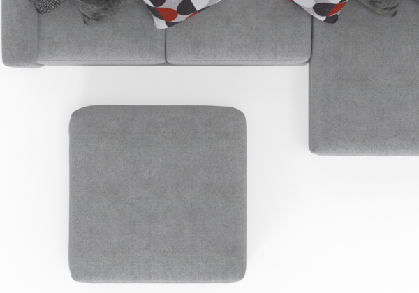 Arlo Oyster Ottoman - Image 2