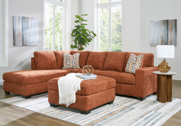 Aviemore Spice LAF Chaise Sectional - Image 3