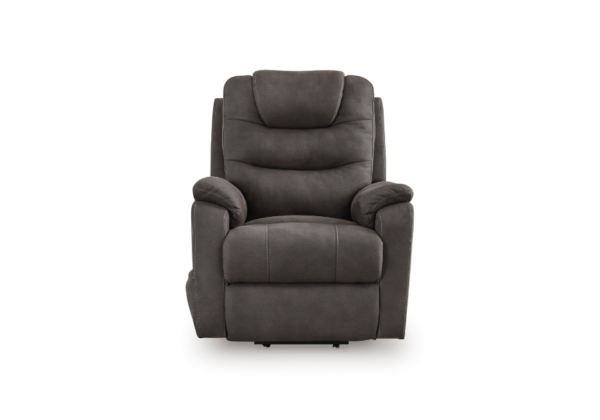 Snowfield Gunmetal Power Lift Recliner - Image 3