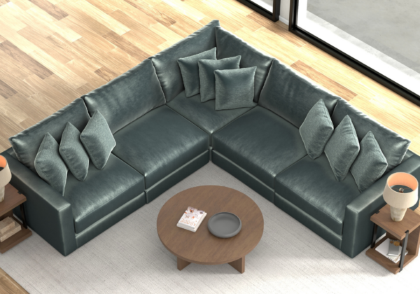 Remington Pine 5-Piece Sectional - Image 2