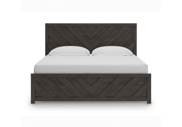 Prendonea Charcoal King Bed Set - Image 2