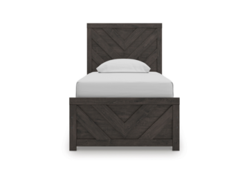Prendonea Charcoal Twin Bed