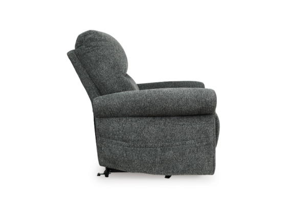 Aureta Charcoal Power Lift Recliner - Image 5