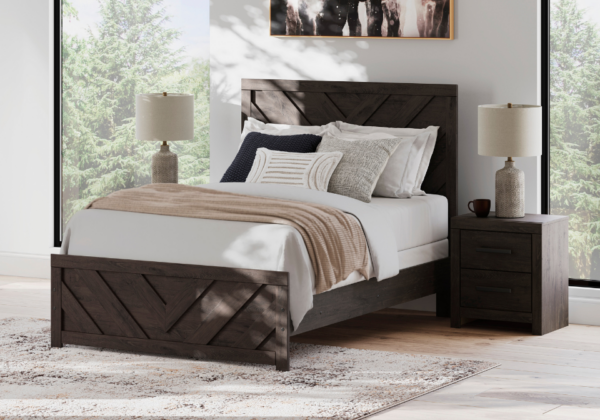 Prendonea Charcoal Full Bed - Image 2
