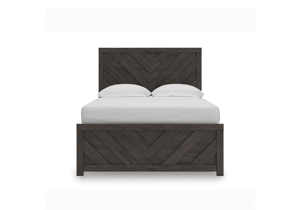 Prendonea Charcoal Full Bed
