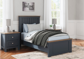 Alternative view of Landocken Twin Panel Bed