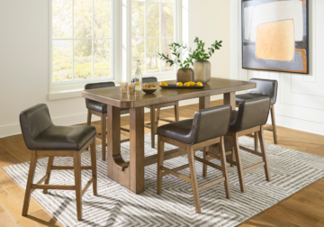 Alternative view of Cabalynn 7-Piece Counterheight Dining Set