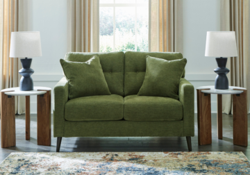 Alternative view of Bixler Olive Loveseat