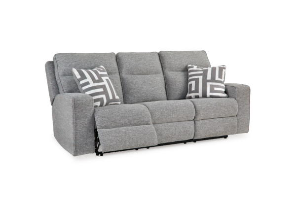 Biscoe Pewter Power Reclining Sofa - Image 3