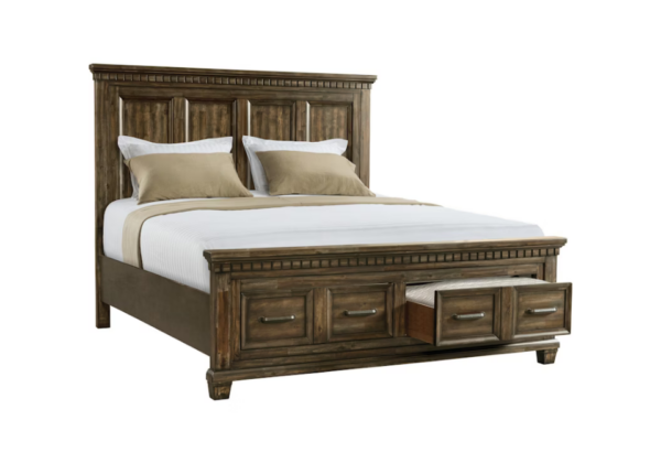 McCoy Charcoal Queen Storage Bed - Image 2