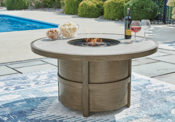 Alternative view of Rainier Ranch Outdoor Fire Pit Table