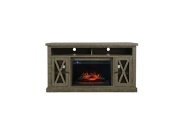 Telluride Driftwood Fire Place TV Stand