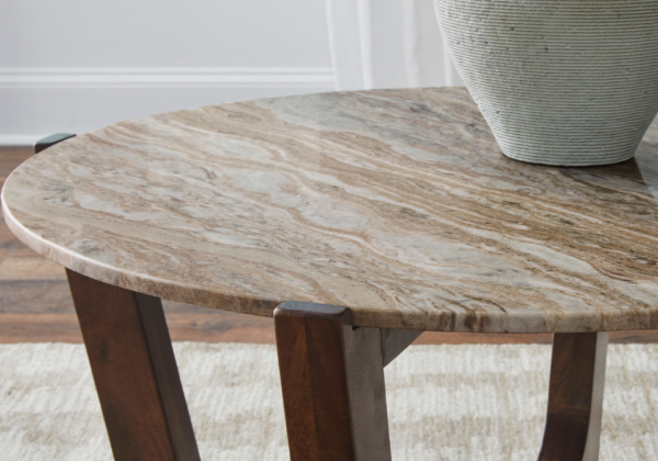 Tanidore Round Cocktail Table - Image 5