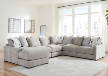Alternative view of Aslan Court 6-Piece LAF Chaise Sectional