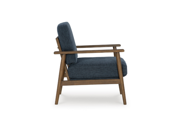 Bixler Navy Showood Accent Chair - Image 5
