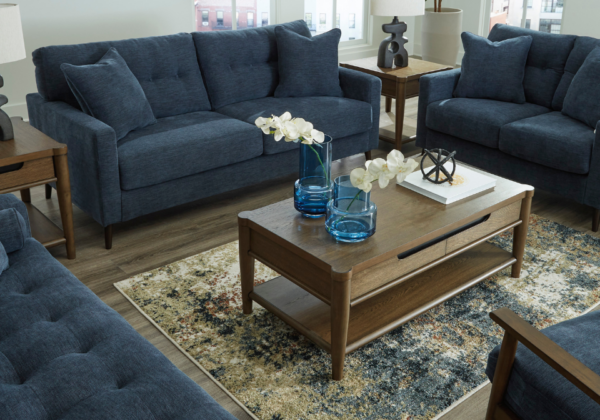 Bixler Navy Sofa - Image 5