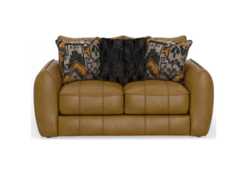 Corvara Caramel Loveseat