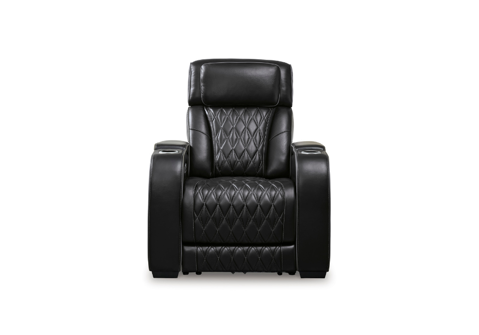Boyington Black Power Recliner