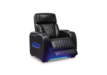 Alternative view of Boyington Black Power Recliner