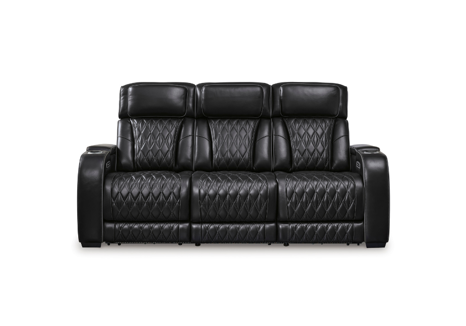 Boyington Black Power Reclining Sofa