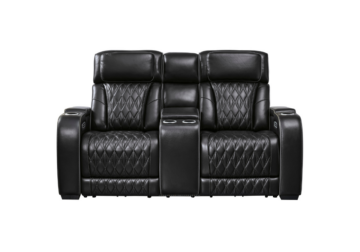 Boyington Black Power Reclining Loveseat