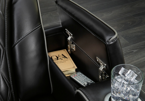 Boyington Black Power Reclining Sofa - Image 7