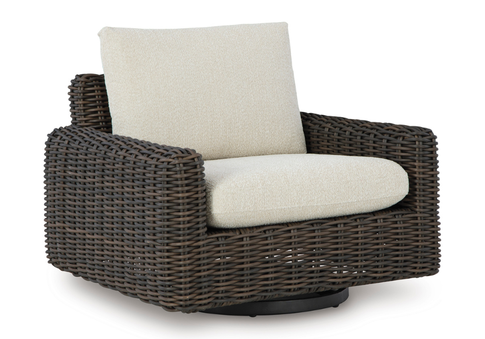 Kimora Swivel Glider Lounge Chair with Cushion