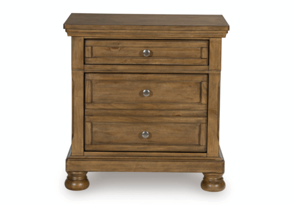 Feddinger Medium Brown Two Drawer Night Stand - Image 2