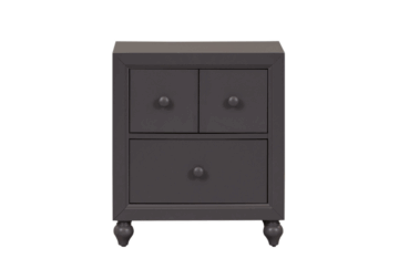 Alternative view of Cottage View Dark Gray Nightstand