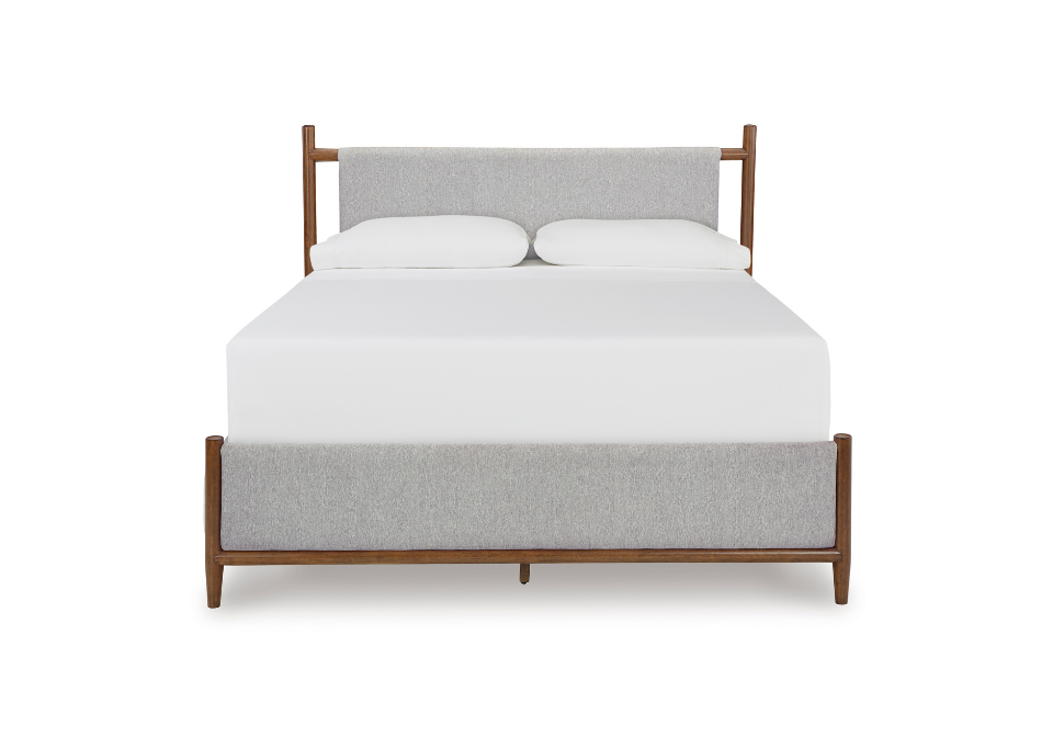 Lyncott Queen Upholstered Panel Bed