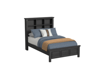 Hampton Kids Charcoal Full Bookcase Bed