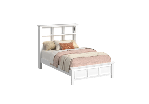 Hampton Kids White 4-Piece Full Bed Set - Image 4